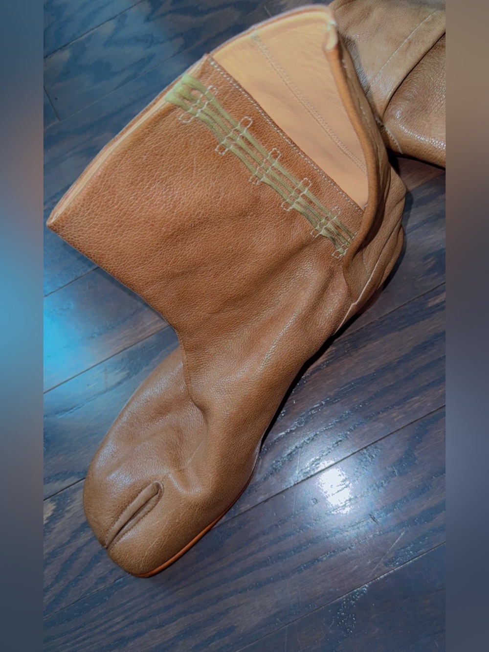 Maison Margiela Tabi Ankle Boots Brown